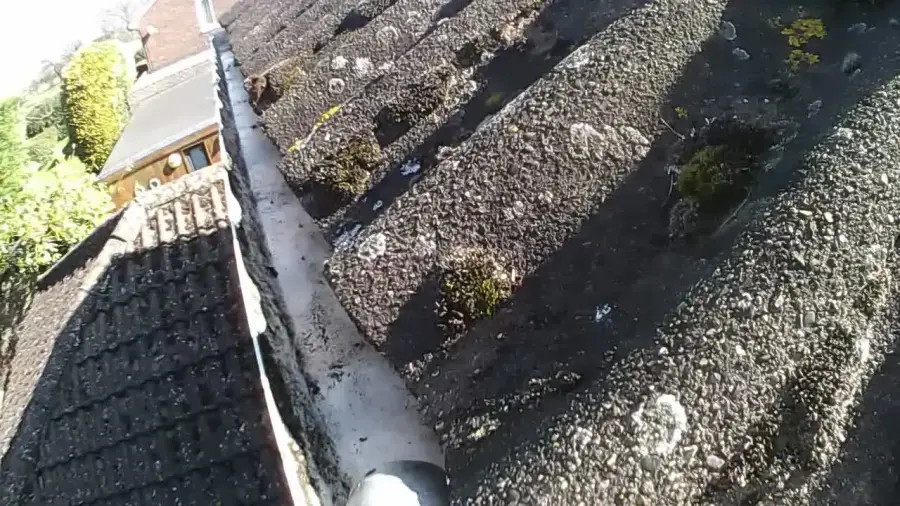 Before — commercial paving pressure wash by Blast Off Cleaning